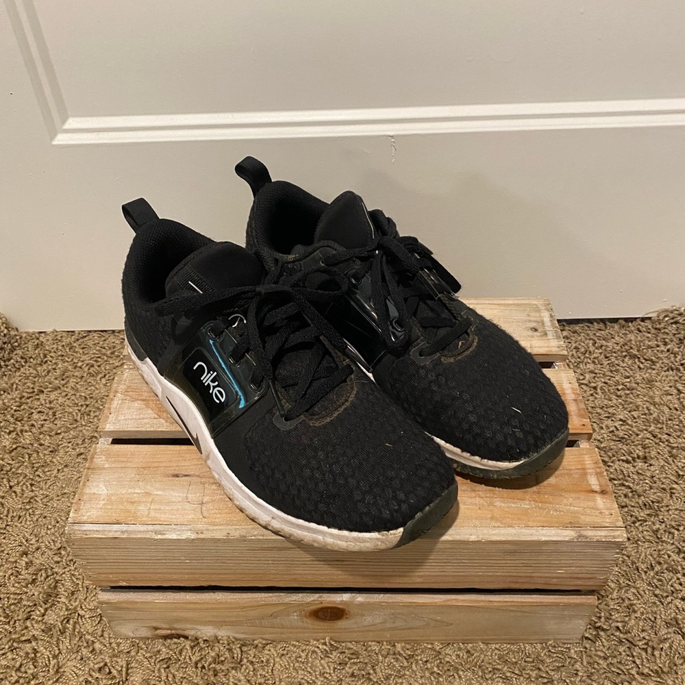 Black Nike Athletic Shoes, Size: 9